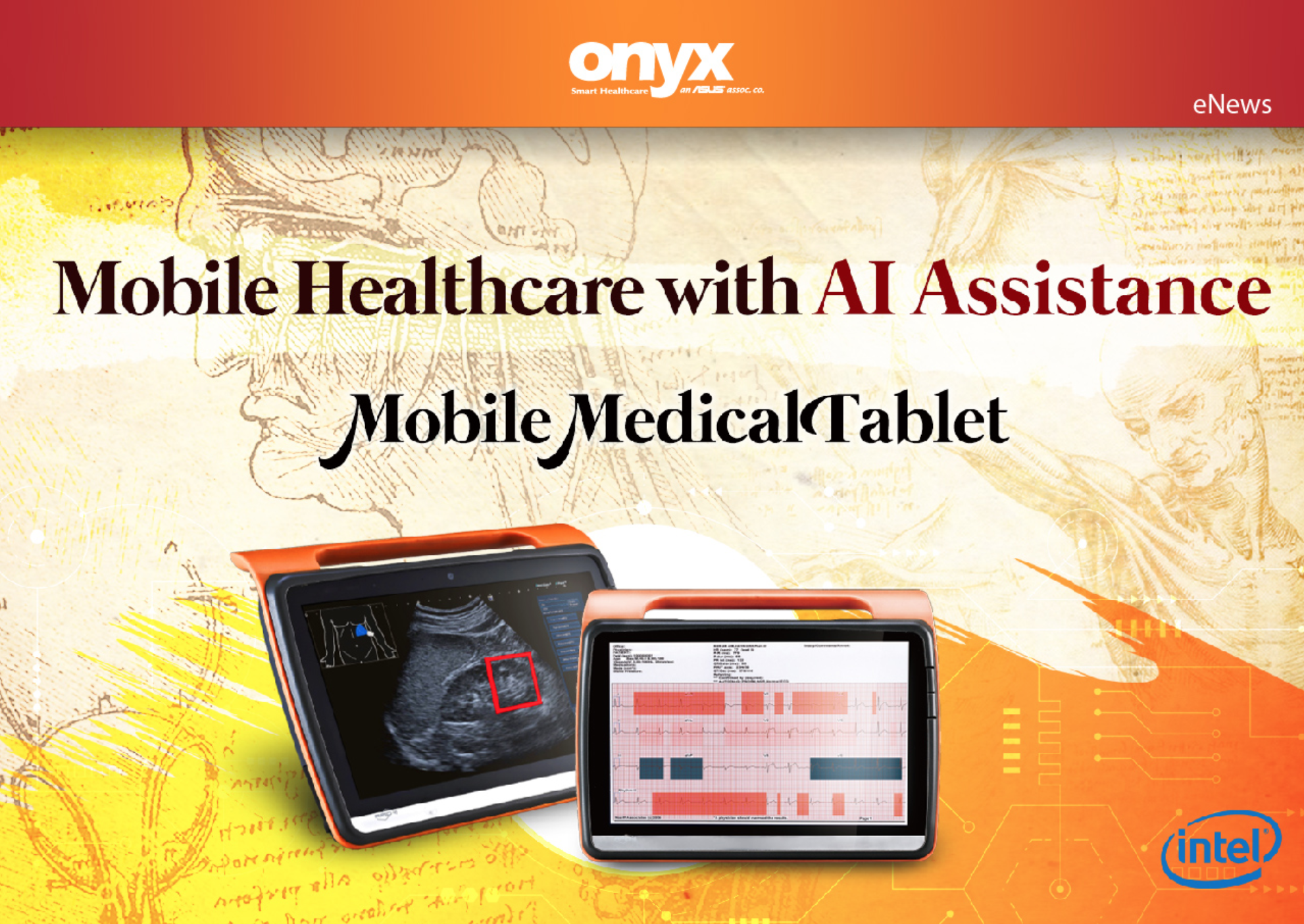 Robust mobil medical tablet ai onyx